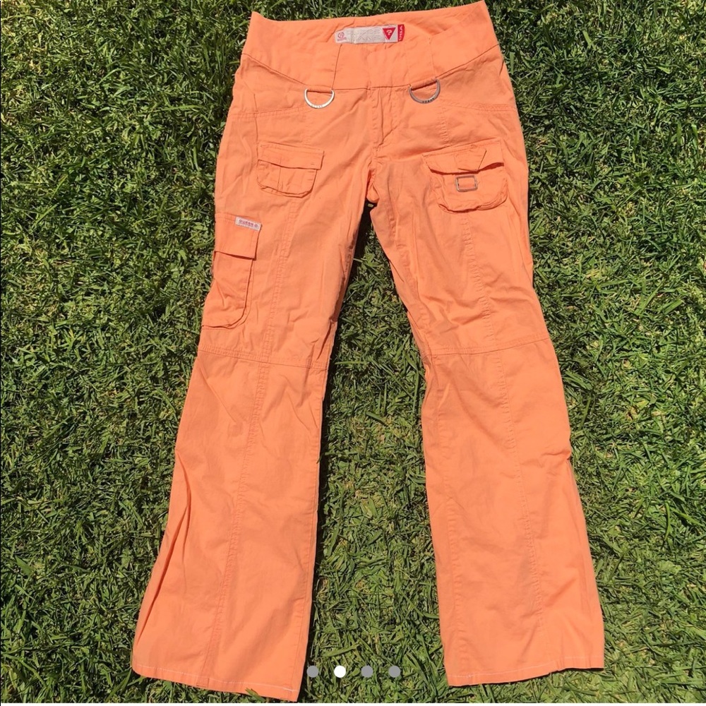 Guess cargo pants orange